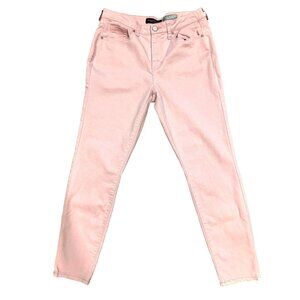 Aeropostale High Waisted Jegging 12 Regular Light Pink Cotton Polyester Spandex